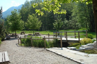 Source des Fontaines dans le marais du Bourget en Huile