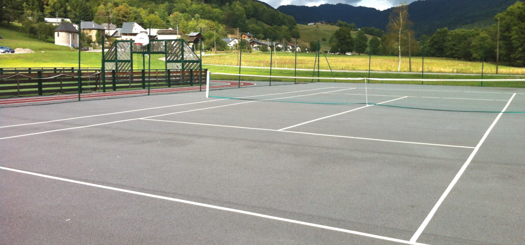 Cours de tennis au Bourget en Huile