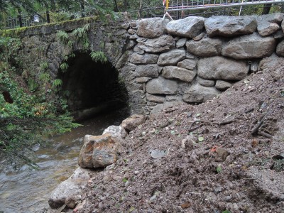 Pont des Boulins en travaux