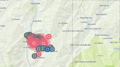 Essaim sismique actif en Maurienne