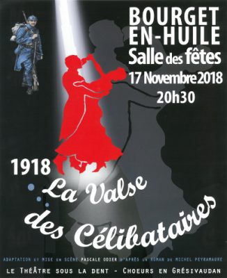 affiche de la valse des célibataires au Bourget en Huile