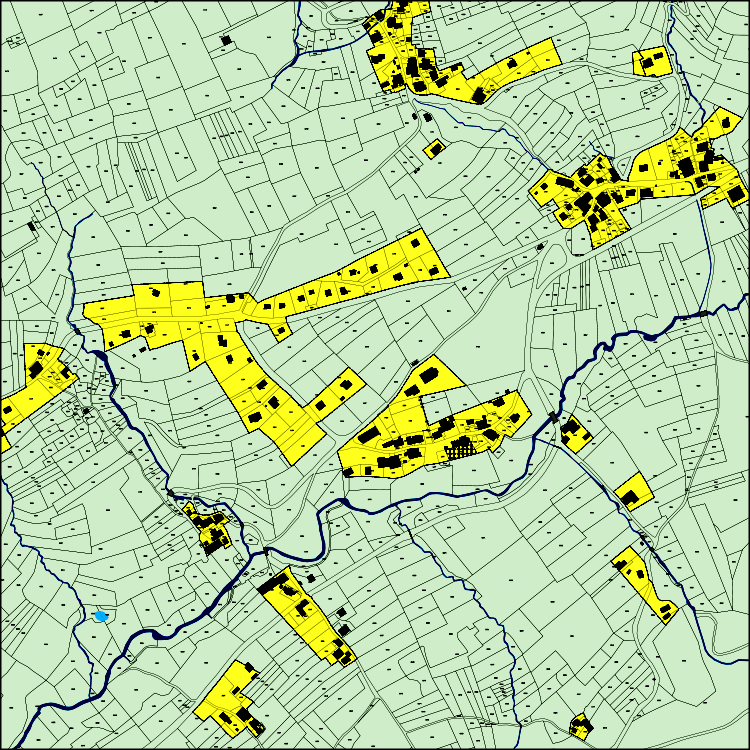 Carte communale du Bourget en Huile